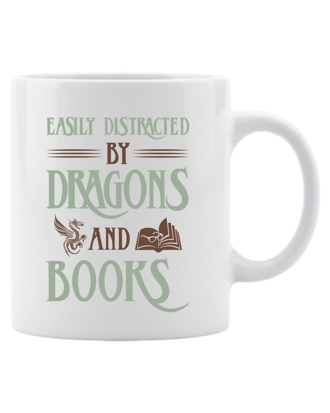 Easily Distracted By Dragons And Books